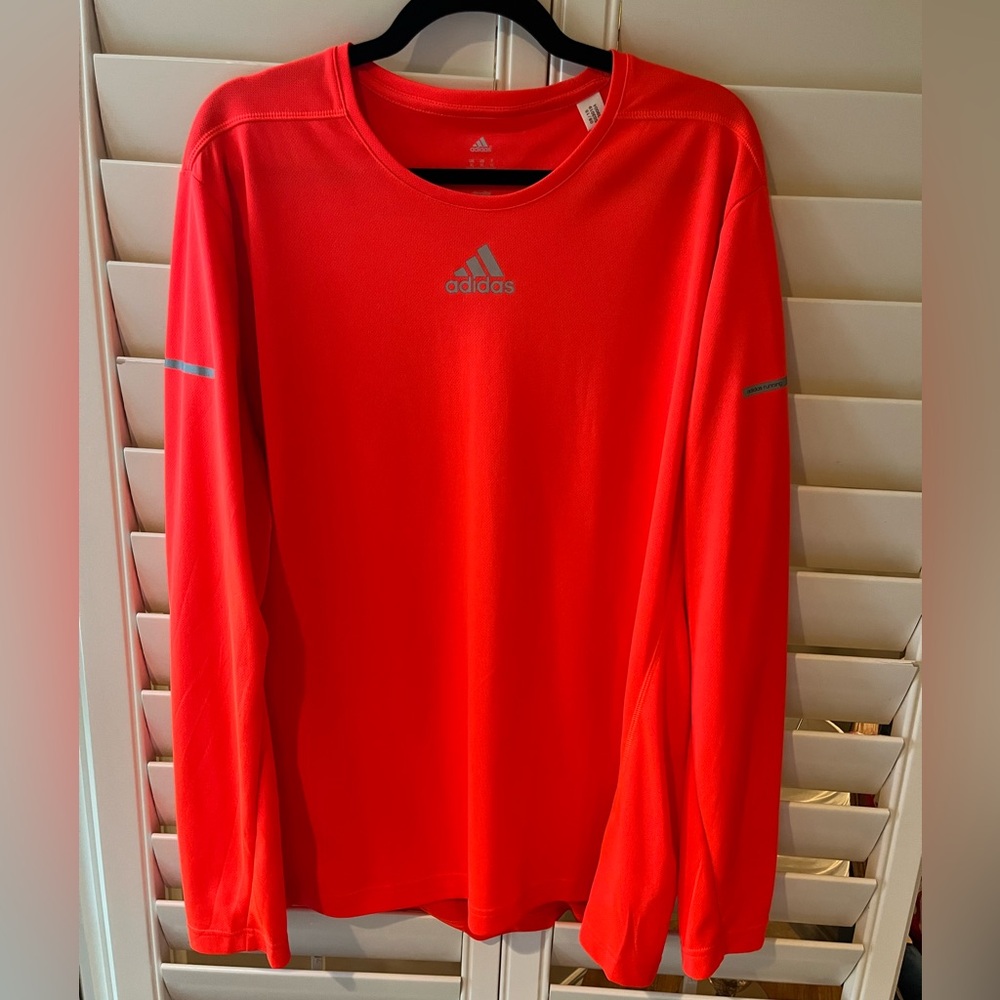 Adidas Techfit Compression Top Shirt Men's Red Stretch